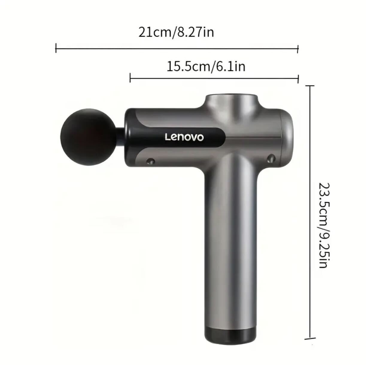 Lenovo Deep Relief Massage Gun – Quiet, Powerful & Portable Muscle Recovery Device