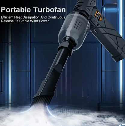 XZXY HFX-01 Turbo Air Duster – 150,000RPM Cordless Power Cleaner with LED Display & Dual Battery